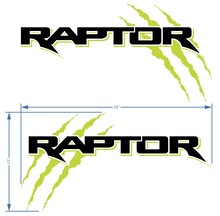 Ford F150 Raptor Claw 2 Farben Grafik-Aufkleber für den Nachttisch
 3