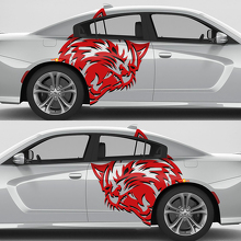 Wildcat Style Seiten-Vinylaufkleber Set für Dodge Challenger oder Charger_2