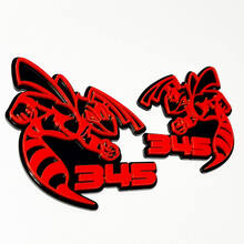 Hornet Bee 345 3D-Abzeichen – individuelles Kotflügel-Grill-Heckklappen-Abzeichen-Emblem für Autos und LKWs
 3