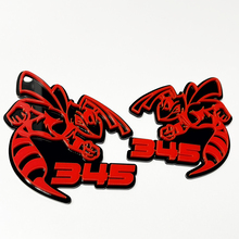 Hornet Bee 345 3D-Abzeichen – individuelles Kotflügel-Grill-Heckklappen-Abzeichen-Emblem für Autos und LKWs
 7