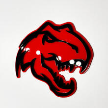 Dinosaurier T -Rex TRX 3D -Abzeichen - benutzerdefinierte Kotflügelgitter Heckklappe Emblem Emblem
 6