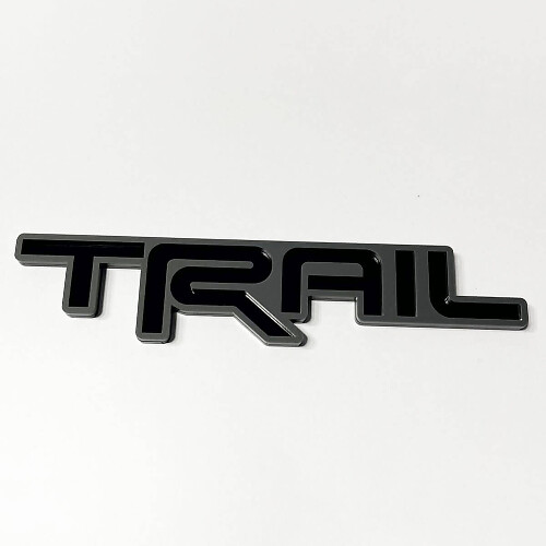 TRAIL 3D Abzeichen Kotflügel Heckklappen-Emblem 2 für Toyota TRD