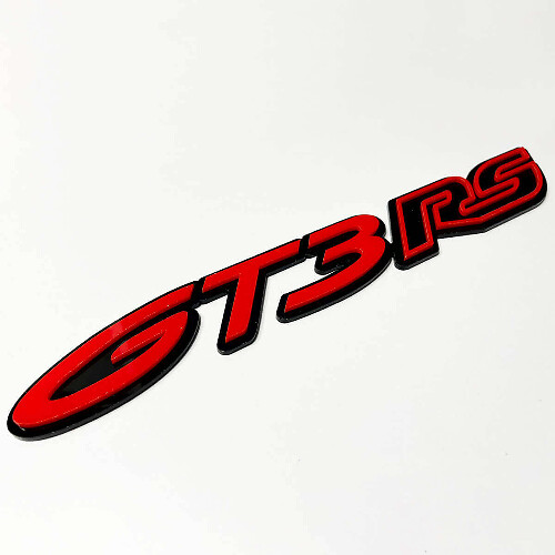 GT3 RS Stil 3D Abzeichen Emblem für Porsche GT3 RS