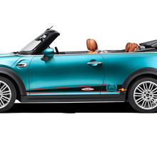 Aufkleber und Grafikaufkleber für den Mini Cooper S mit karierten Streifen
 2