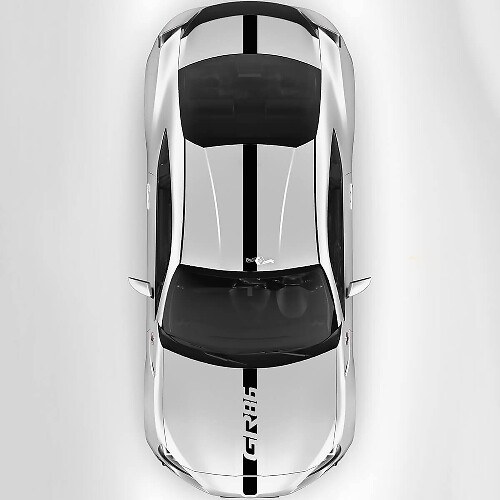 GR86 Logo Dünner Streifen Haube Dach Kofferraum Vinylaufkleber für Toyota GR86