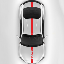 Toyota GR86 Hood Roof Trunk Racing Stripes Graphics Decals Sticker
 3