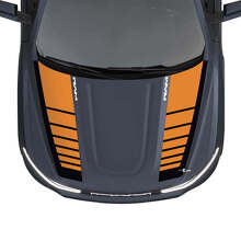 Motorhauben-Streifen Vinyl-Aufkleber Aufkleber Grafiken für Dodge Ram 1500 REV 2