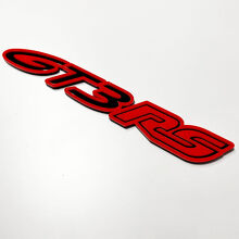 GT3 RS 3D-Abzeichen – individuelle Kotflügel-Heckklappen-Frontgrill-Abzeichen-Emblem für Porsche GT3 RS
 2