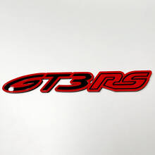 GT3 RS 3D Emblem – Individuelle Kotflügel-Hecktür-Frontgrill-Embleme 2 für Porsche GT3 RS 3