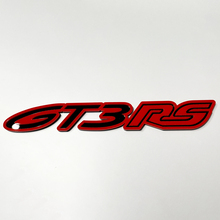 GT3 RS 3D-Abzeichen – individuelle Kotflügel-Heckklappen-Frontgrill-Abzeichen-Emblem für Porsche GT3 RS
 3