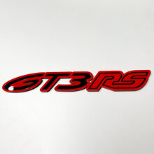 GT3 RS 3D-Abzeichen – individuelle Kotflügel-Heckklappen-Frontgrill-Abzeichen-Emblem für Porsche GT3 RS
 3