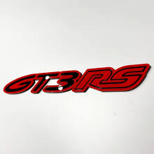 GT3 RS 3D Emblem – Individuelle Kotflügel-Hecktür-Frontgrill-Embleme 2 für Porsche GT3 RS 4