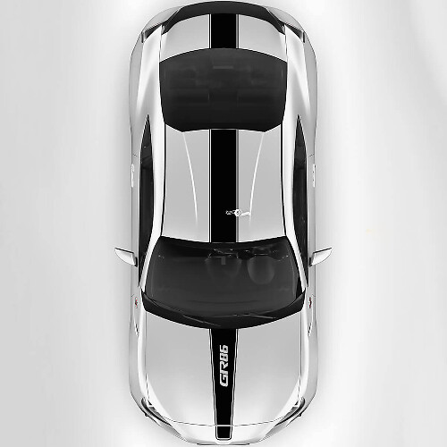 GR86 Logo Motorhaube Dach Kofferraum Racing Streifen Grafiken Aufkleber Für Toyota GR86