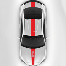 Toyota GR86 Motorhaube Dach Kofferraum Rennstreifen Grafikaufkleber Aufkleber 4
 3