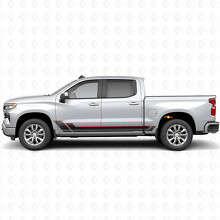 Winkelkontur Tür- & Seitenschweller-Vinylstreifen für Chevrolet Silverado 1500 T1XX 2019-2026_2