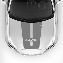 GR86 Logo Racing Style Motorhauben Vinylaufkleber für Toyota GR86_2
