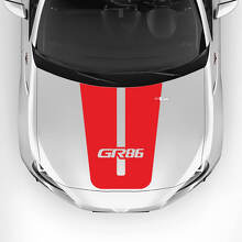 GR86 Logo Racing Style Motorhauben Vinylaufkleber für Toyota GR86_3