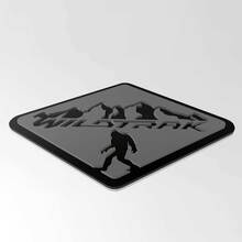 Bronco Badlands Fender Badges Heckklappen-Emblem 3D-Abzeichen Schwarz vs. Grau
 3