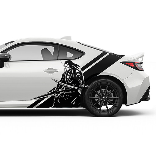 Japan Samurai Türen Seitenstreifen Grafikaufkleber Aufkleber für Toyota JR86 Supra
