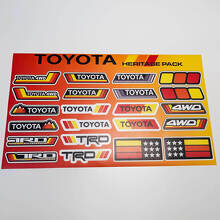 Toyota Heritage Retro 4WD TRD Style Aufkleber-Set Vinyl-Decals_2