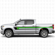 Retro obere Gurtlinie Tür- und Seitenwand Vinyl-Streifen für Chevrolet Silverado 1500 T1XX 2019-2026_3