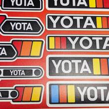 Yota Heritage Retro Vintage Old Style Sticker Pack Aufkleber Grafiken für Toyota
 4