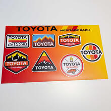 Toyota Mountains Heritage Retro Vintage Old Style Sticker Pack Aufkleber Grafiken
 2