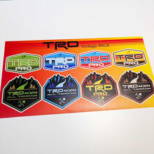 TRD Heritage Retro Vintage Old Style Sticker Pack Aufkleber Grafiken
 3