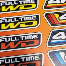 4WD Heritage Retro Vintage Old Style Sticker Pack Aufkleber Grafiken für Toyota Trucks
 2