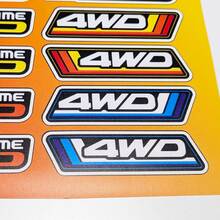 4WD Heritage Retro Vintage Old Style Sticker Pack Aufkleber Grafiken für Toyota Trucks
 3