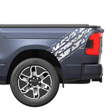 Bettseitenstreifen, Vinyl-Aufkleber, Aufkleber, Grafiken, Dodge RAM 1500 REV
 2