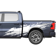 Splash Seitentüren LKW Vinyl Aufkleber Aufkleber Grafiken für Dodge RAM 1500 REV
 2