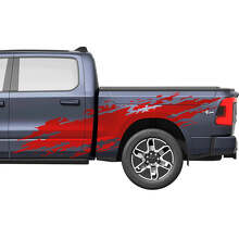 Splash Seitentüren LKW Vinyl Aufkleber Aufkleber Grafiken für Dodge RAM 1500 REV
 3