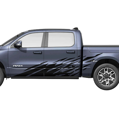 Splash Seitentüren Truck Vinyl Aufkleber Sticker Grafiken 2 für Dodge Ram 1500 REV
