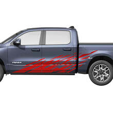 Splash Seitentüren Truck Vinyl Aufkleber Sticker Grafiken 2 für Dodge Ram 1500 REV 3
