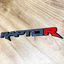 Raptor Red R 3D Badge Fender Tailgate Badges Emblem
 5