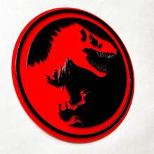 Jurassic 3D-Abzeichen – individuelles Fender-Heckklappen- oder Fender-Grill-Emblem
 2