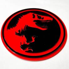 Jurassic 3D-Abzeichen – individuelles Fender-Heckklappen- oder Fender-Grill-Emblem
 4