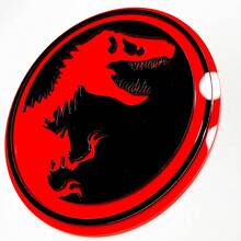 Vom Jura inspirierter T-Rex 3D-Aufkleber für Kotflügel, Heckklappe oder Kühlergrill_5