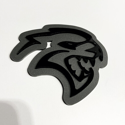 Benutzerdefinierte 3D-Abzeichen Hellcat Dodge Fender Badges Tailgate Emblem Front Grille Badge
