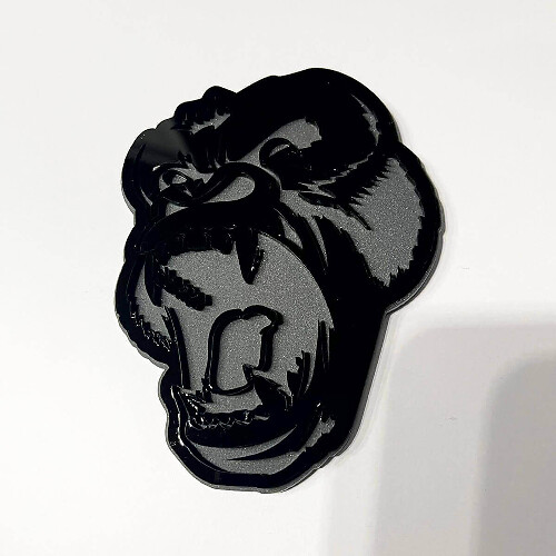 Angry Gorilla 3D Auto-Emblem für Kotflügel, Heckklappe oder Kühlergrill_1