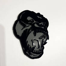 Benutzerdefinierte 3D-Abzeichen Angry Gorilla Fender Tailgate Front Grille Badges Emblem
 2