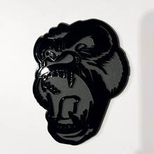 Angry Gorilla 3D Auto-Emblem für Kotflügel, Heckklappe oder Kühlergrill_3