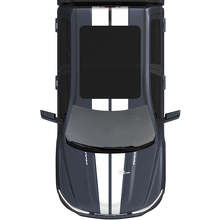 Doppelte Mittelstreifen für Motorhaube und Dach für Dodge RAM 1500 REV, Vinyl-Aufkleber, Aufkleber, Grafiken
 2