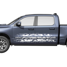 Splash Distressed Side Doors Truck Vinyl Aufkleber Aufkleber Grafiken für Dodge RAM 1500 REV
 2