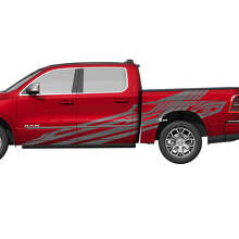 Geometrische Seitentüren Seitenwände LKW Vinyl Aufkleber Sticker Grafiken für Dodge Ram 1500 Tungsten 2