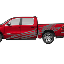 Splash Side Doors Side Doors Truck Vinyl Aufkleber Aufkleber Grafiken für Dodge RAM 1500 TUNGSTEN
 2