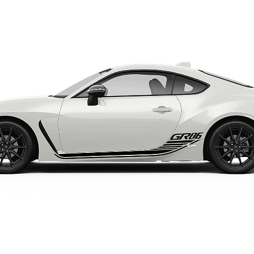 Doors Side Racing Stripes Grafikaufkleber Aufkleber für Toyota Gr86
