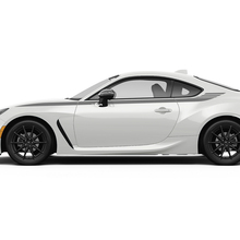 Seitliche Akzent-Racing-Streifen-Grafikaufkleber für Toyota JR86
 3