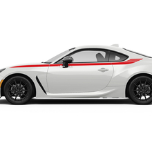 Seitliche Akzent-Racing-Streifen-Grafikaufkleber für Toyota JR86
 4